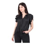 Ulla Johnson Elli Top - Svart Black, Dam