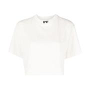 Heron Preston Vit Logo Cropped T-Shirt White, Dam