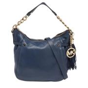 Michael Kors Pre-owned Pre-owned Laeder handvskor Blue, Dam