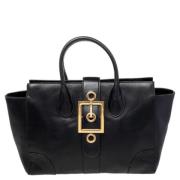 Gucci Vintage Pre-owned Laeder totevskor Black, Dam