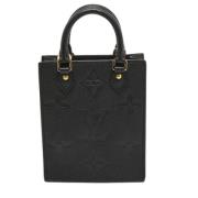 Louis Vuitton Vintage Pre-owned Laeder totevskor Black, Dam