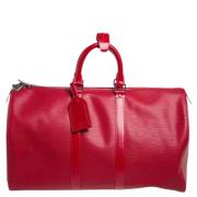 Louis Vuitton Vintage Pre-owned Laeder handvskor Red, Dam