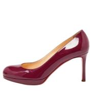 Christian Louboutin Pre-owned Pre-owned Laeder klackskor Purple, Dam