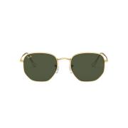 Ray-Ban Rb3548 Solglasögon Hexagonal Legend Guldpolariserad Yellow, Da...