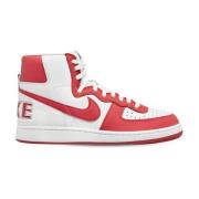 Nike Terminator High - Röda Lädersneakers Red, Herr