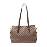 Louis Vuitton Vintage Pre-owned Canvas louis-vuitton-vskor Brown, Dam