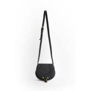 Chloé Svart Marcie Small Saddle Bag Black, Dam