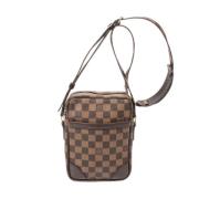 Louis Vuitton Vintage Pre-owned Tyg louis-vuitton-vskor Brown, Dam