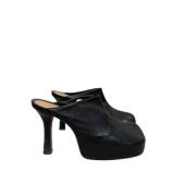 Bottega Veneta Vintage Pre-owned Laeder mules Black, Dam