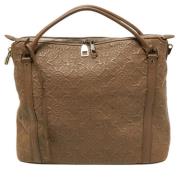 Louis Vuitton Vintage Pre-owned Laeder louis-vuitton-vskor Beige, Dam