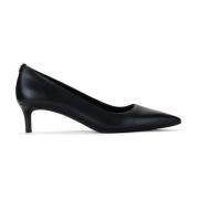 Michael Kors Alina Flex Kitten Pump i svart läder Black, Dam