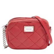 Michael Kors Pre-owned Pre-owned Laeder axelremsvskor Red, Dam