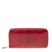 Louis Vuitton Vintage Pre-owned Laeder plnbcker Red, Dam