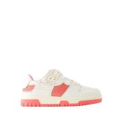 Acne Studios Låga Pop M Sneakers - Läder - Vit/Rosa White, Dam