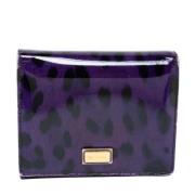 Dolce & Gabbana Pre-owned Pre-owned Laeder plnbcker Purple, Dam