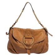 Dolce & Gabbana Pre-owned Pre-owned Laeder handvskor Brown, Dam