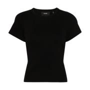 Axel Arigato Svarta T-shirts och Polos med Cut-Out Black, Dam