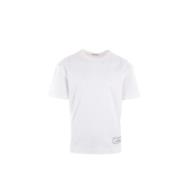 Valentino Garavani Vit Bomull T-shirt med Logomärke White, Herr