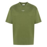 Drole de Monsieur Olivgrön Slogan T-Shirt Green, Herr