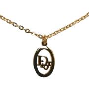 Dior Vintage Pre-owned Guld halsband Yellow, Dam