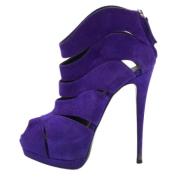 Giuseppe Zanotti Pre-owned Pre-owned Mocka stvlar Purple, Dam