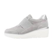 Geox Stiliga Dam Sneakers Gray, Dam