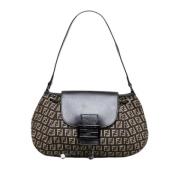 Fendi Vintage Pre-owned Laeder handvskor Brown, Dam