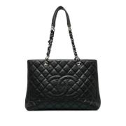 Chanel Vintage Pre-owned Laeder totevskor Black, Dam