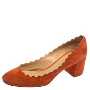 Chloé Pre-owned Pre-owned Mocka klackskor Orange, Dam