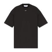 Off White Oversize T-shirt Black, Herr