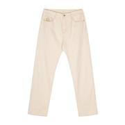 Billionaire Beige Denim Jeans med Diamond Dollar Brodyr Beige, Herr