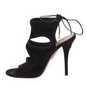 Aquazzura Pre-owned Pre-owned Mocka sandaler Black, Dam