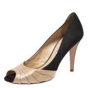 Oscar De La Renta Pre-owned Pre-owned Satin klackskor Black, Dam