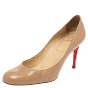 Christian Louboutin Pre-owned Pre-owned Laeder klackskor Beige, Dam