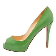 Christian Louboutin Pre-owned Pre-owned Laeder klackskor Green, Dam