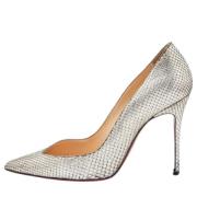 Christian Louboutin Pre-owned Pre-owned Tyg klackskor Gray, Dam