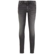 Emporio Armani Svarta J06 Low-Rise Slim-Fit Jeans Black, Herr