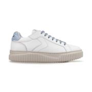 Voile Blanche Vita Sneakers med Blå Detaljer White, Dam