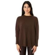 Vanisé Cashmere Tröja - Caffè Färg Brown, Dam