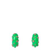 SafSafu Earrings Green, Dam