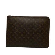 Louis Vuitton Vintage Pre-owned Canvas louis-vuitton-vskor Brown, Dam