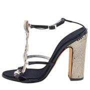 Giuseppe Zanotti Pre-owned Pre-owned Laeder sandaler Black, Dam