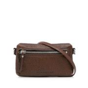 Burberry Vintage Pre-owned Laeder crossbodyvskor Brown, Dam