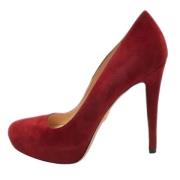 Prada Vintage Pre-owned Mocka klackskor Red, Dam