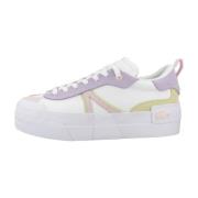 Lacoste Platform Läder Sneakers White, Dam