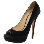 Jimmy Choo Pre-owned Pre-owned Mocka klackskor Black, Dam