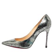 Christian Louboutin Pre-owned Pre-owned Laeder klackskor Gray, Dam