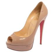 Christian Louboutin Pre-owned Pre-owned Laeder klackskor Beige, Dam