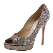 Jimmy Choo Pre-owned Pre-owned Tyg klackskor Multicolor, Dam