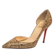 Christian Louboutin Pre-owned Pre-owned Tyg klackskor Yellow, Dam